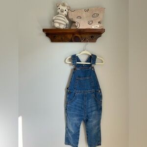 Zara Denim Overalls 12/18M